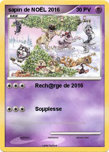 Pokemon sapin de NOËL 2016