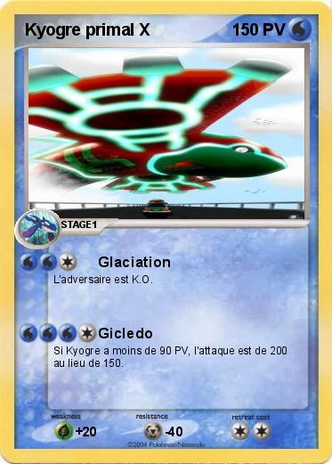 Pokemon Kyogre primal X
