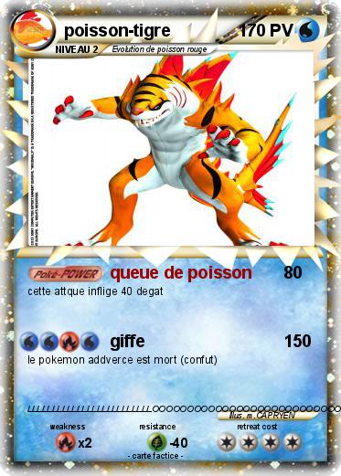 Pokemon poisson-tigre