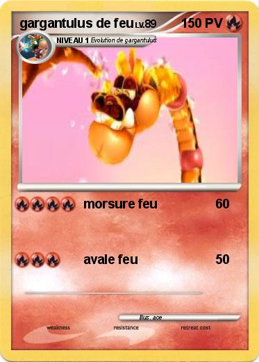 Pokemon gargantulus de feu