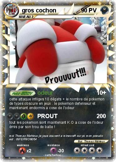 Pokemon gros cochon