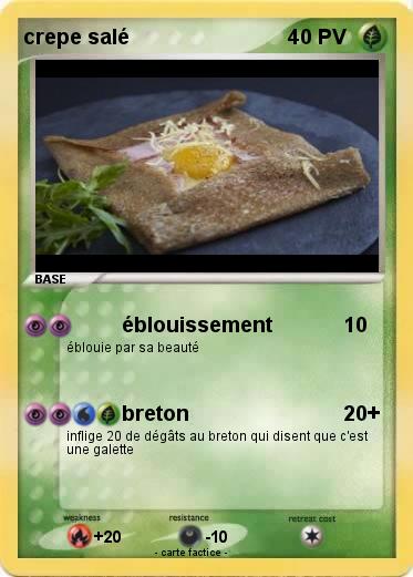 Pokemon crepe salé