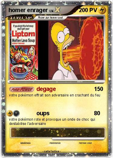 Pokemon homer enrager