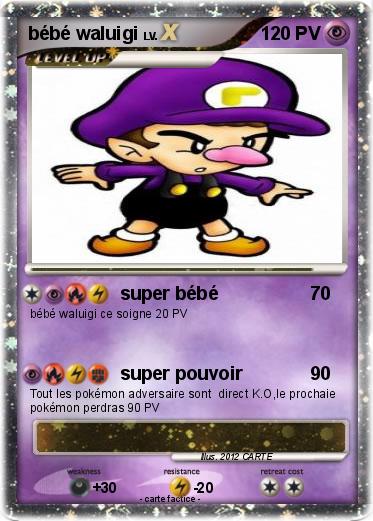 Pokemon bébé waluigi