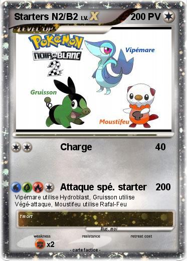 Pokemon Starters N2/B2