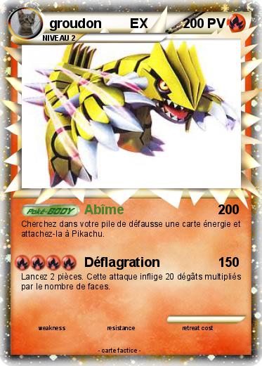 Pokemon groudon        EX