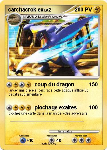 Pokemon carchacrok ex
