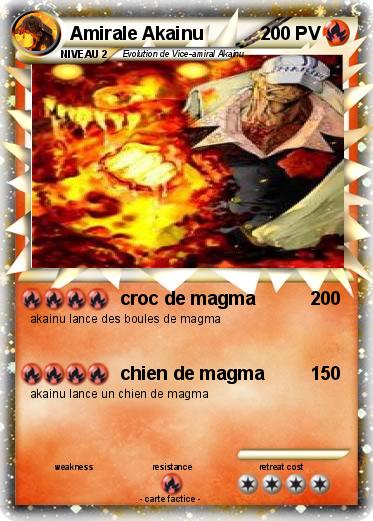 Pokemon Amirale Akainu