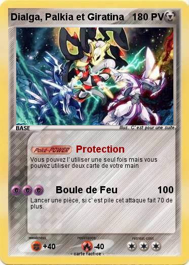 Pokemon Dialga, Palkia et Giratina