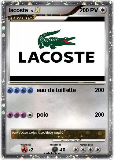 Pokemon lacoste