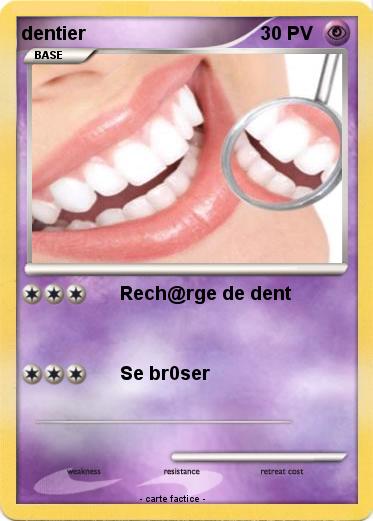Pokemon dentier