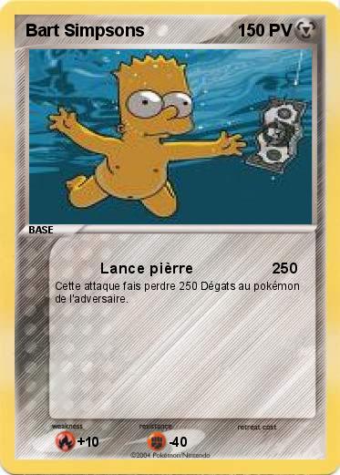 Pokemon Bart Simpsons