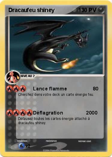 Pokemon Dracaufeu shiney