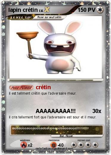 Pokemon lapin crétin
