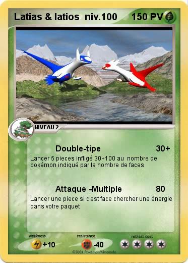 Pokemon Latias & latios  niv.100