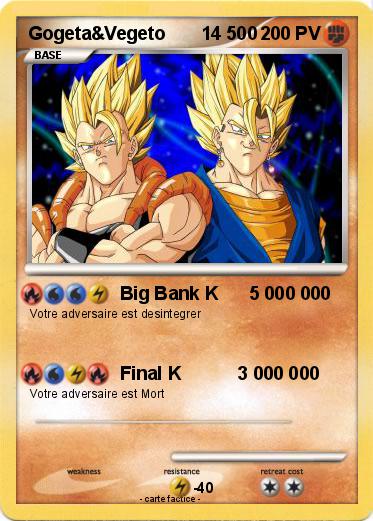 Pokemon Gogeta&Vegeto       14 500