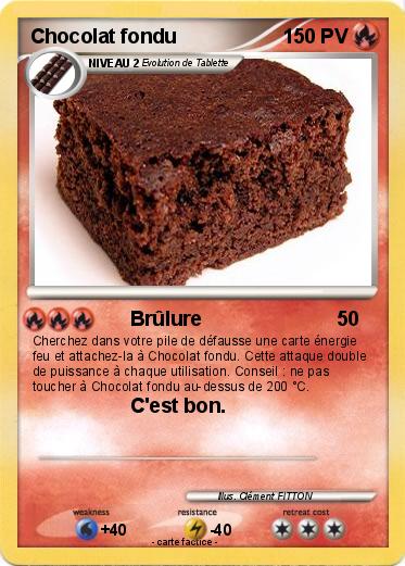 Pokemon Chocolat Fondu 1