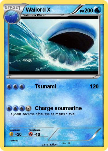 Pokemon Wailord X