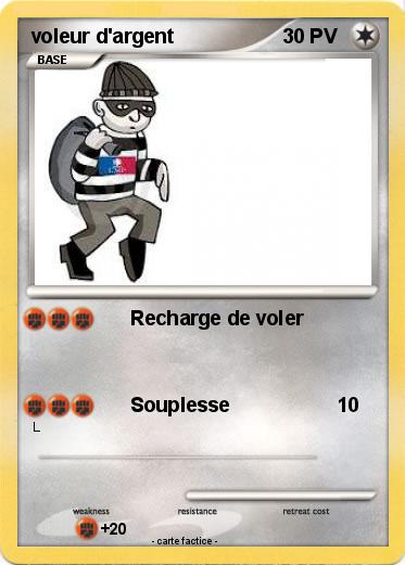 Pokemon voleur d'argent