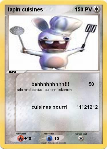 Pokemon lapin cuisines