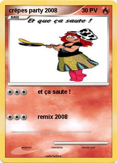 Pokemon crêpes party 2008