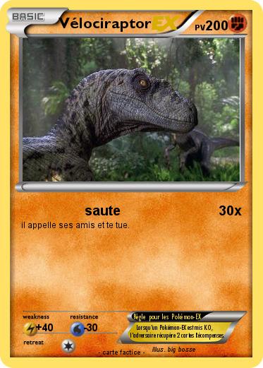 Pokemon Vélociraptor