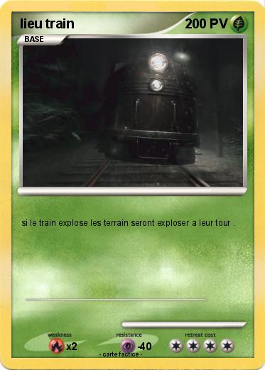 Pokemon lieu train