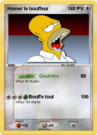 Pokemon Homer le bouffeur
