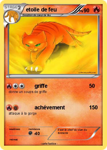 Pokemon etoile de feu