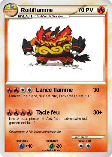 Pokemon Roitiflamme