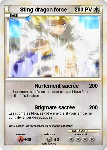 Pokemon Sting dragon force