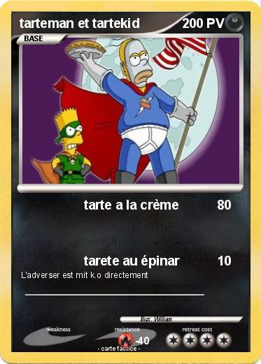 Pokemon tarteman et tartekid