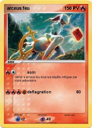 Pokemon arceus feu