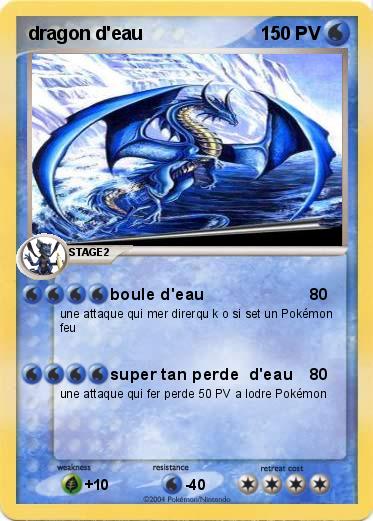 Pokemon dragon d'eau