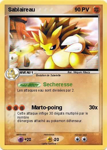 Pokemon Sablaireau
