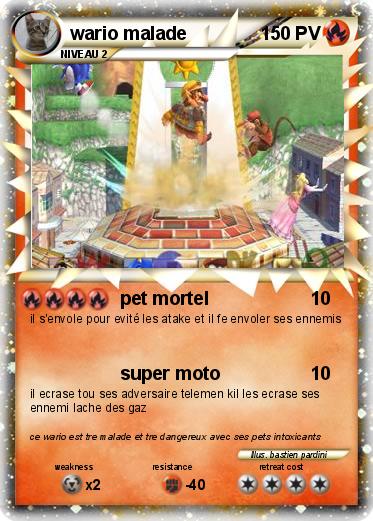 Pokemon wario malade