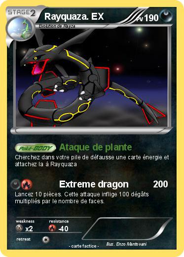 Pokemon Rayquaza. EX
