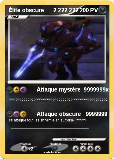 Pokemon Élite obscure      2 222 222