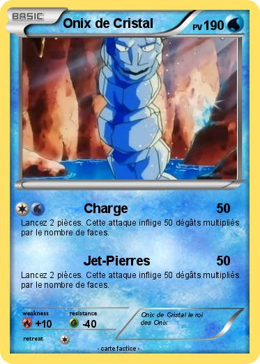 Pokemon Onix de Cristal