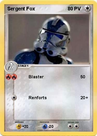 Pokemon Sergent Fox