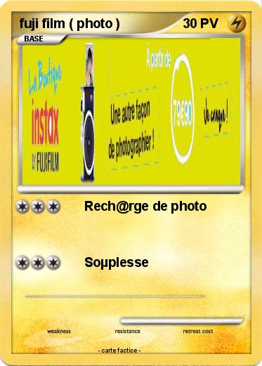 Pokemon fuji film ( photo )