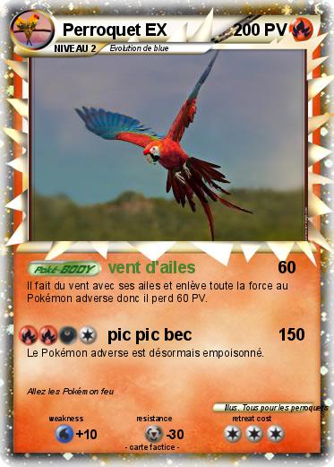 Pokemon Perroquet EX