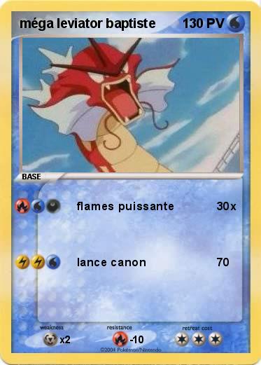 Pokemon méga leviator baptiste