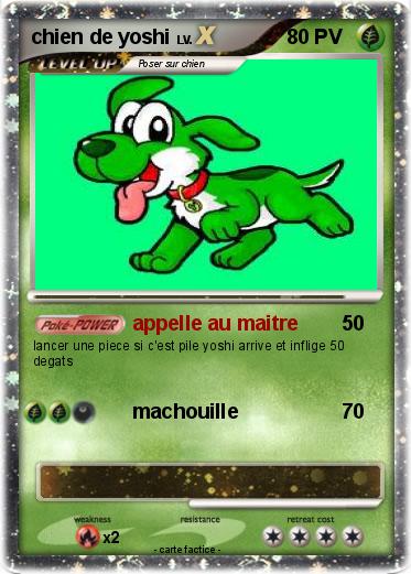 Pokemon chien de yoshi