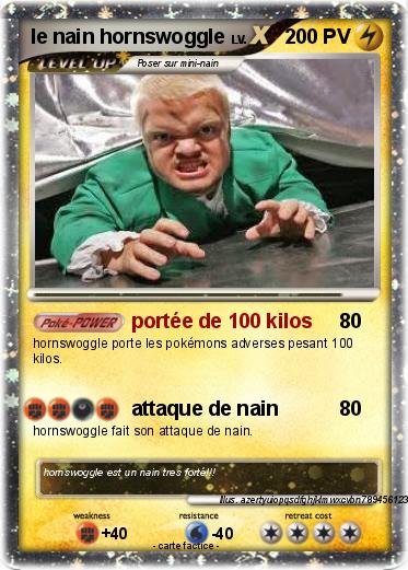 Pokemon le nain hornswoggle