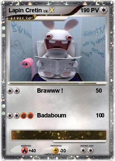 Pokemon Lapin Cretin