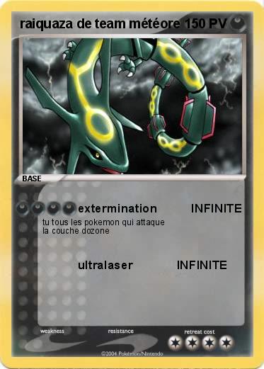 Pokemon raiquaza de team météore
