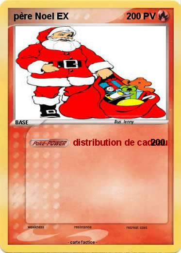 Pokemon père Noel EX