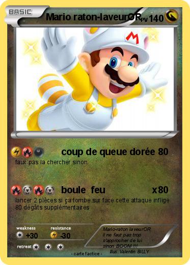 Pokemon Mario raton-laveurOR