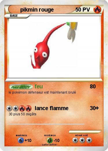 Pokemon pikmin rouge